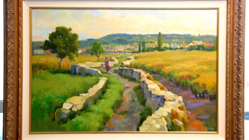 1st Annual Exhibit Village Path