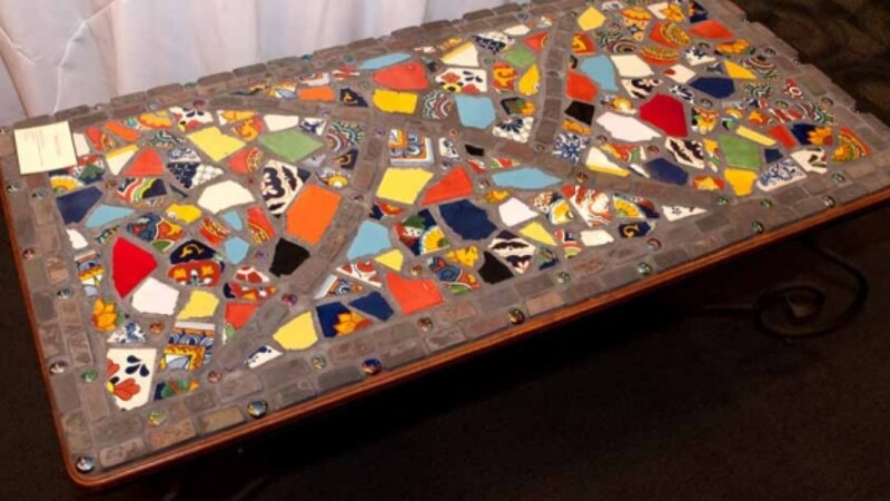 4th Annual Exhibit Mosaic Coffee Table