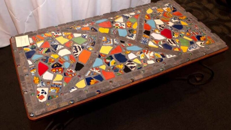 4th Annual Exhibit Mosaic Coffee Table