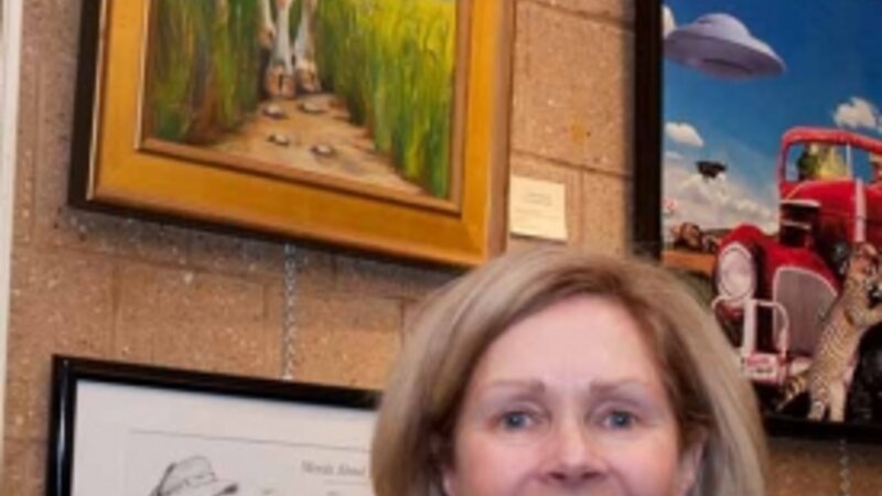 4th Annual Exhibit Large Black and White Cow