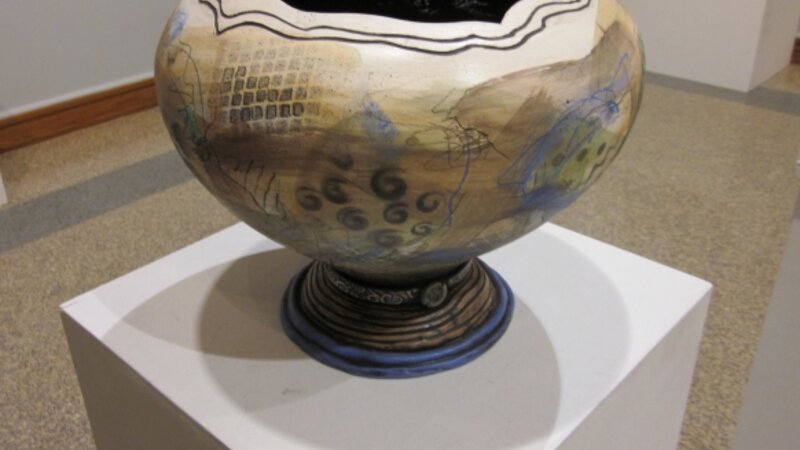 1st Annual Exhibit Blue Footed Vessel