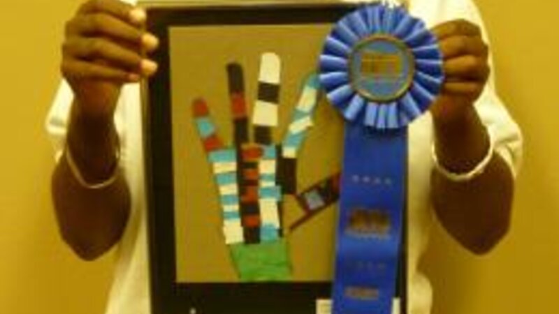 3rd Annual Exhibit Mosaic Hand