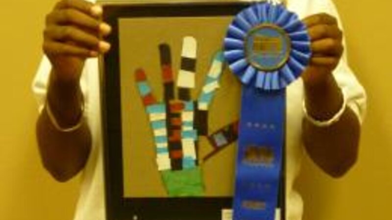 3rd Annual Exhibit Mosaic Hand