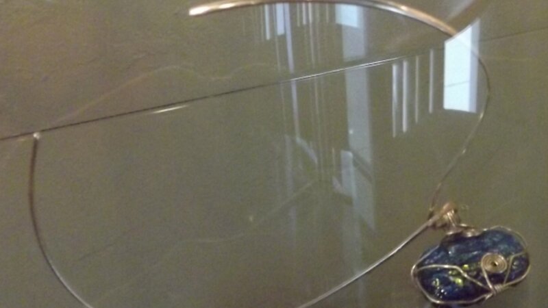 3rd Annual Exhibit Fuzed Glass Pendant