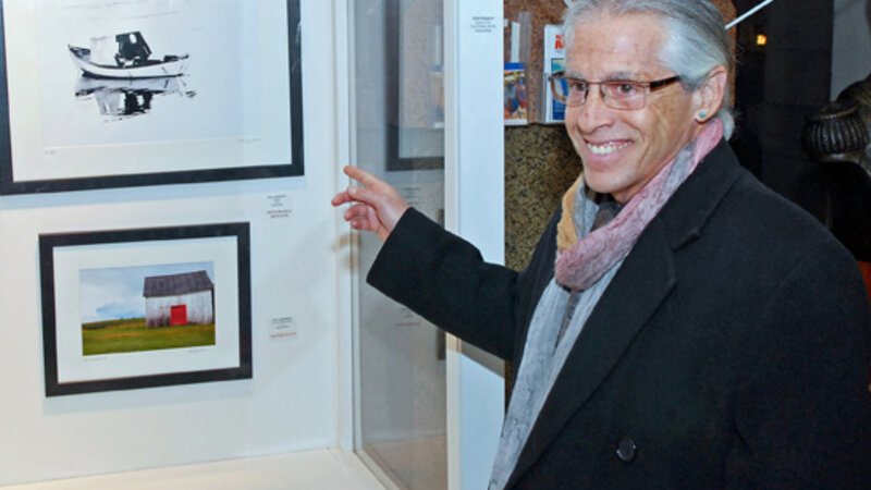 14th Annual Exhibit Red and White Shed