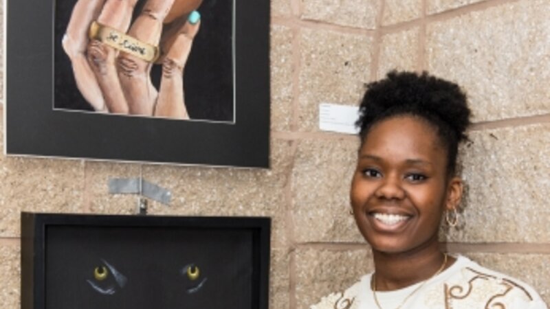 3rd Annual Exhibit Unfringed (top) and The Hunt (bottom)
