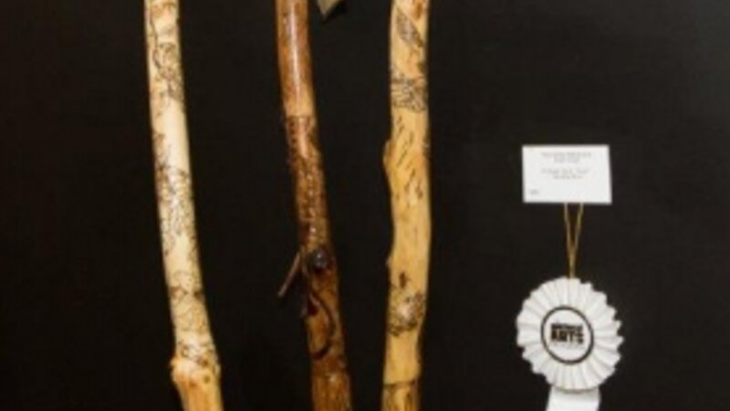7th Annual Exhibit Personalized Walking Stick
