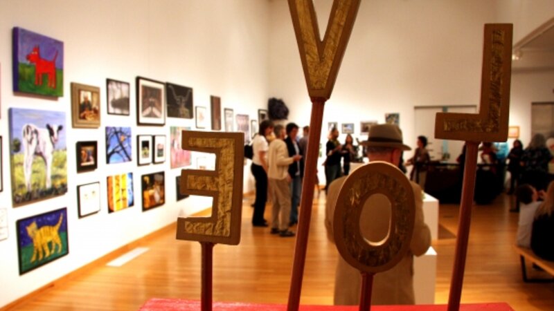 9th Annual Exhibit 2011 NAP Exhibition in Austin, TX as seen through the piece entitled "Love Machine"