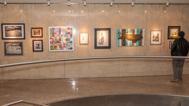 13th Annual Exhibit Block Gallery of the Raleigh Municipal Building provides a professional atmosphere for the 13th NAP exhibit