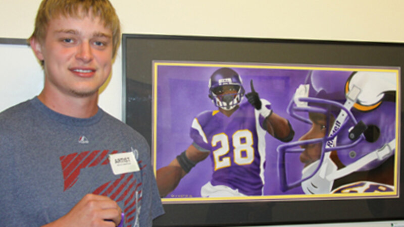 3rd Annual Exhibit Adrian Peterson