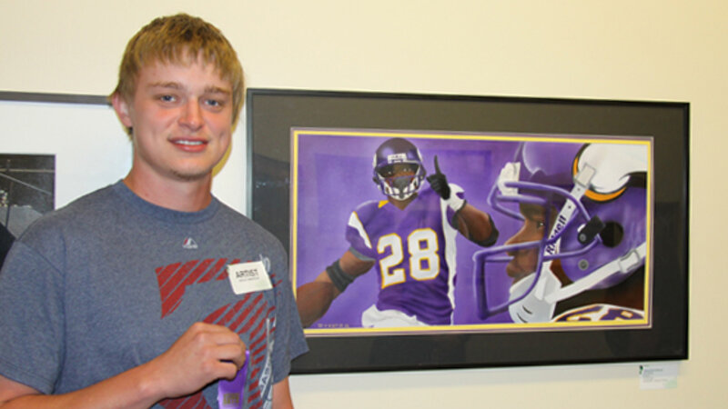 3rd Annual Exhibit Adrian Peterson