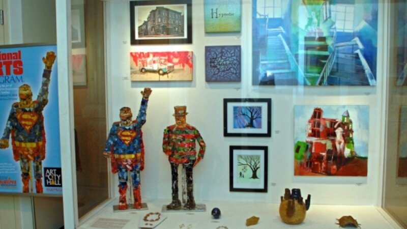 16th Annual Exhibit Philadelphia's 2nd floor of City Hall was lined with cases full of wonderful artwork from this year's participants.