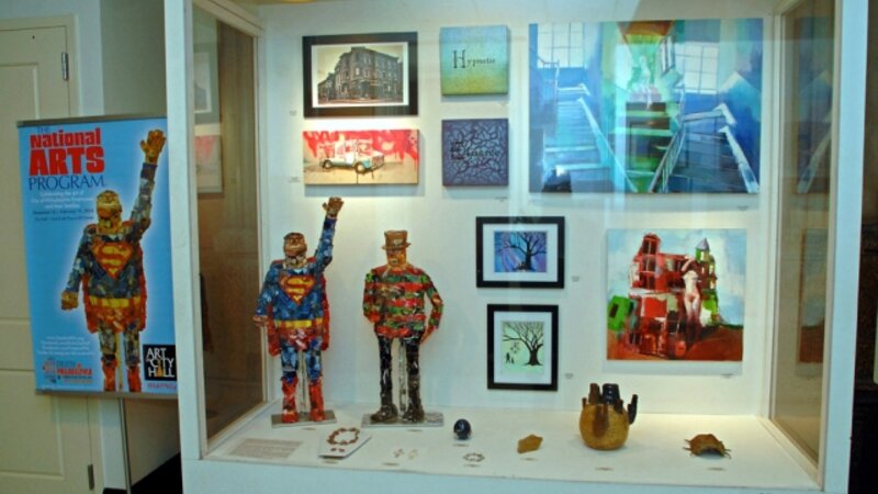 16th Annual Exhibit Philadelphia's 2nd floor of City Hall was lined with cases full of wonderful artwork from this year's participants.