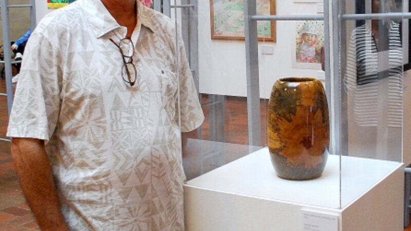 8th Exhibit Honu Surfacing Towards the Sun