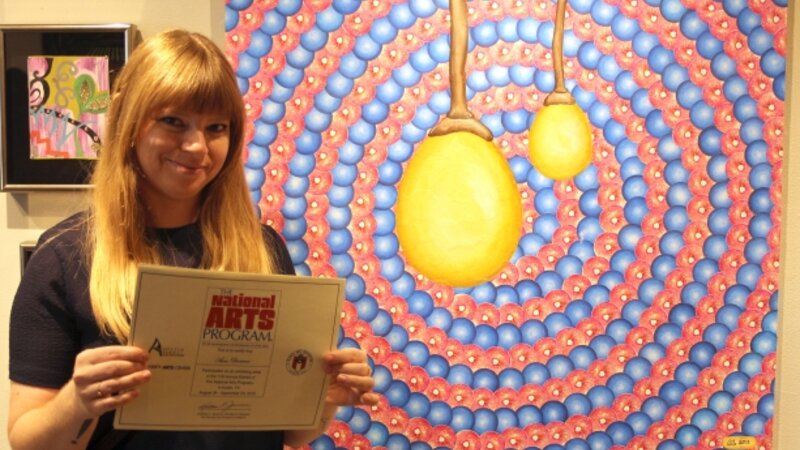 11th Annual Exhibit Pink Donuts and Blue Balls