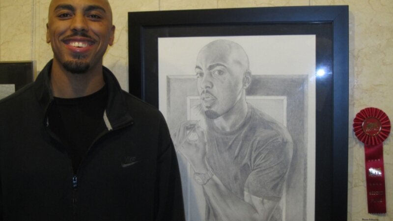 9th Annual Exhibit Drawing Myself