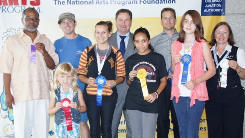 6th Annual Exhibit 2011 Award Winners at the 6th Annual NAP Reception with Phil Brown, Executive Director of GOAA