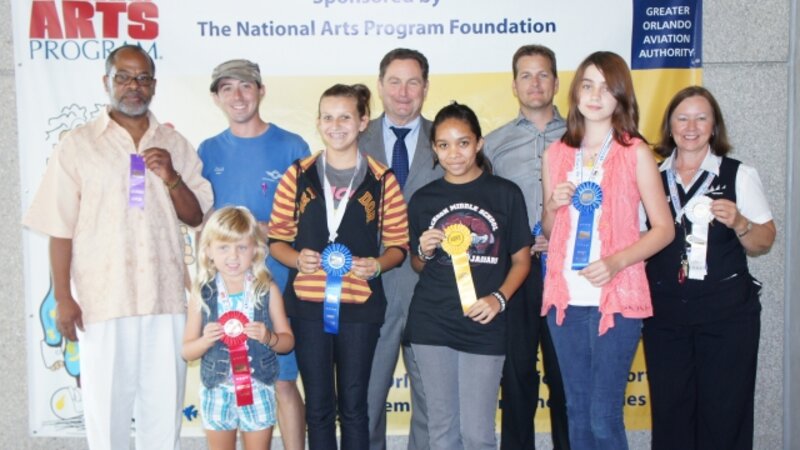 6th Annual Exhibit 2011 Award Winners at the 6th Annual NAP Reception with Phil Brown, Executive Director of GOAA