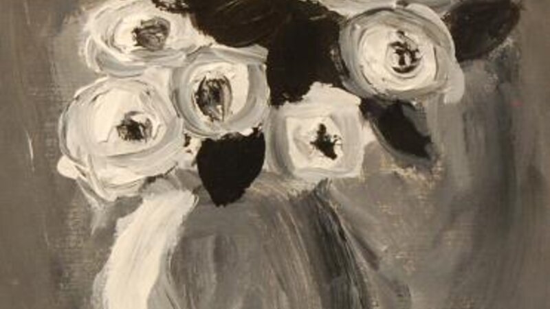 5th Exhibit Roses in Black & White