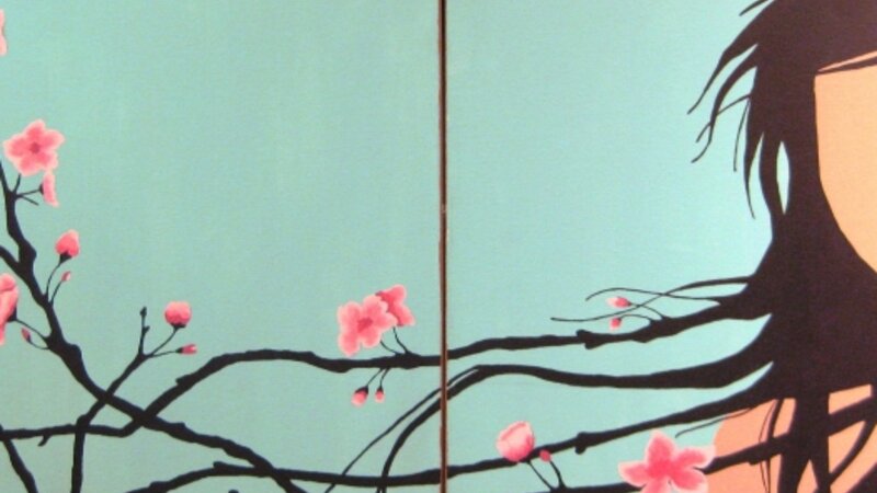 7th Annual Exhibit Cherry Bloosom Girl