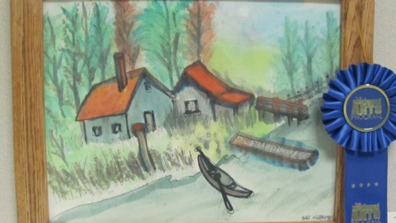 5th Annual Exhibit Fishing Cabin