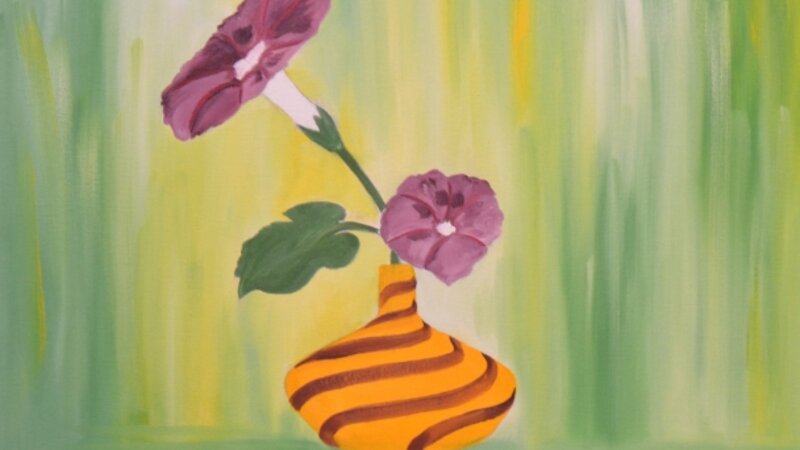 8th Annual Exhibit Flowers in Vase