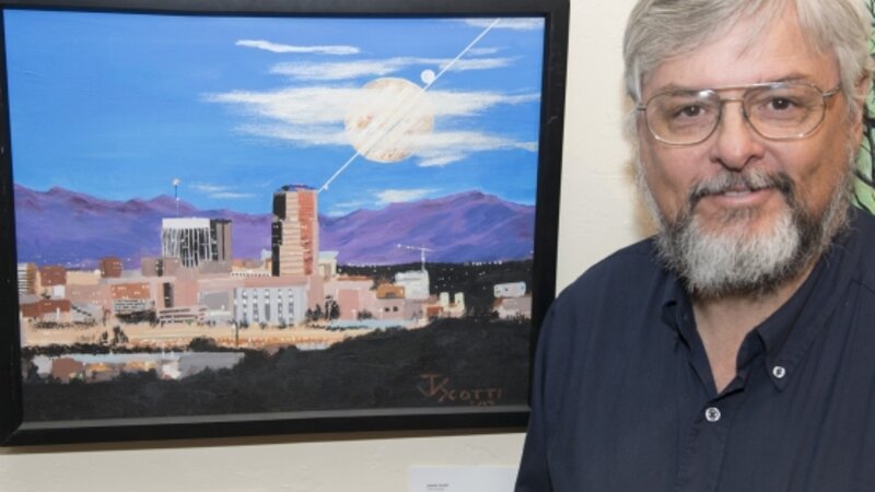 4th Annual Exhibit Gas Giant from a Mountain