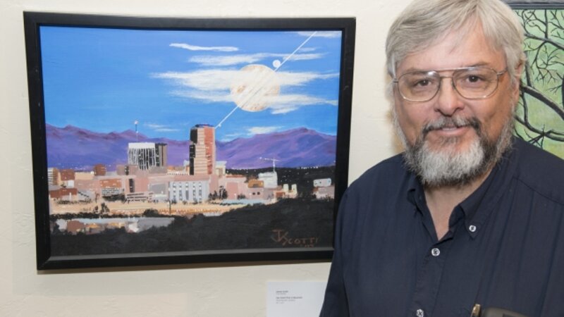 4th Annual Exhibit Gas Giant from a Mountain