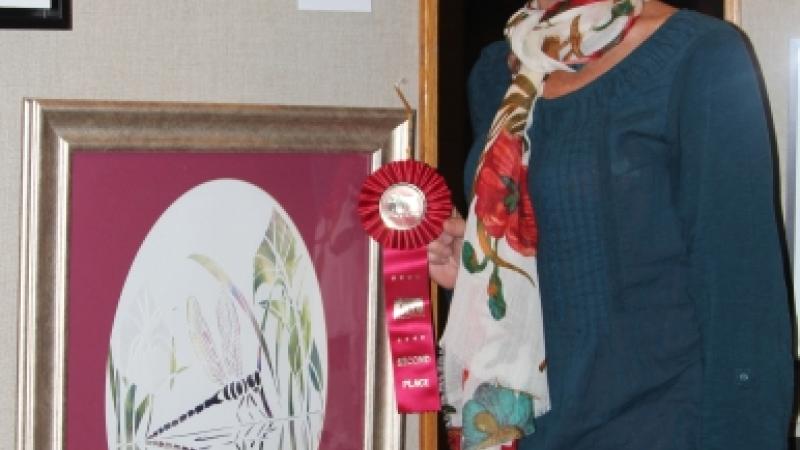 13th Annual Exhibit Dragonfly Reflection