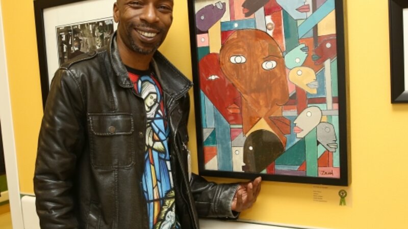 1st Annual Exhibit PEZ Heads and Skyscrapers