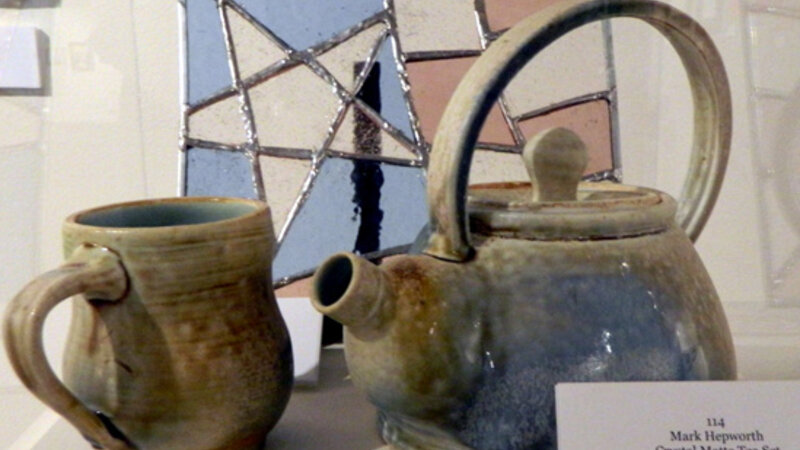 3rd Annual Exhibit Crystal Matte Tea Set