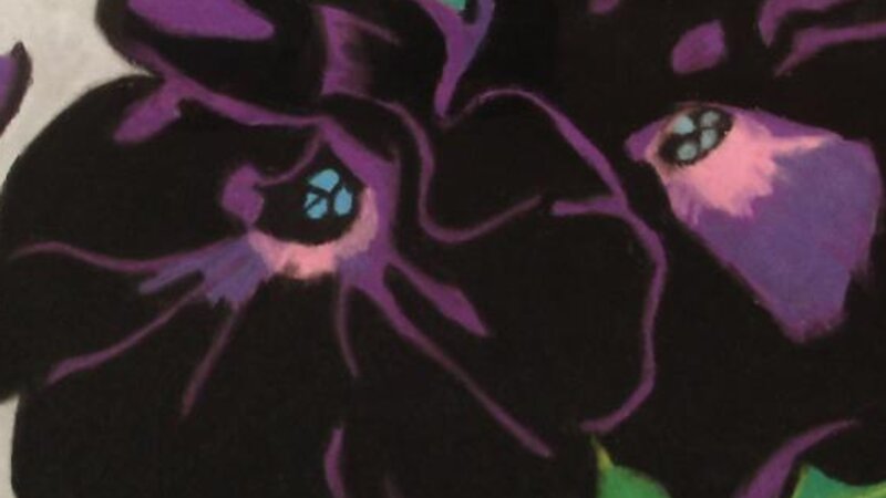 4th Annual Exhibit Purple Flowers