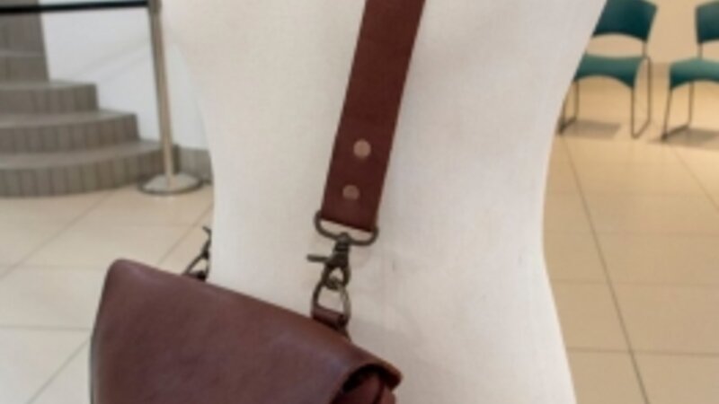 3rd Annual Exhibit Leather Postal Satchel
