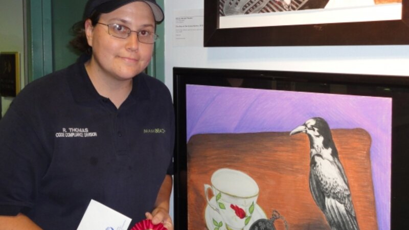 7th Annual Exhibit Why is a rven like a writing desk?