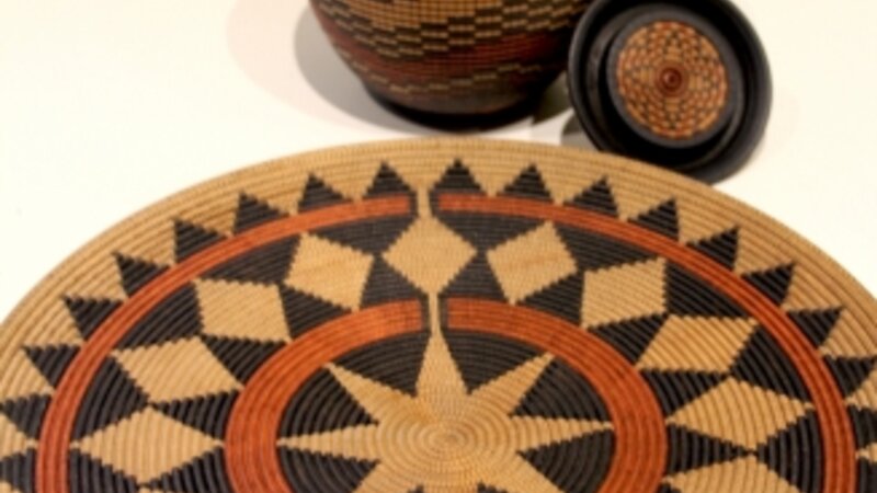 11th Annual Exhibit Navajo Wedding Basket and Zulu Beer Basket
