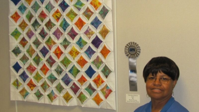 5th Annual Exhibit Cathedral Window Quilt