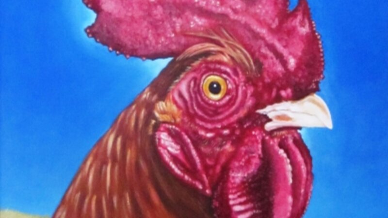 13th Annual Exhibit Rooster 3