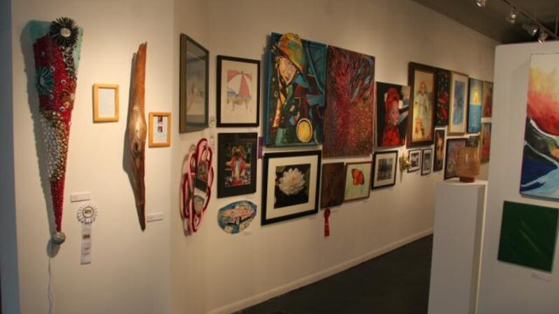 11th Annual Exhibit View of one of the 2010 Gallery Wall