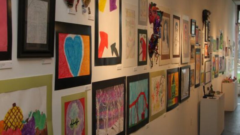 11th Annual Exhibit Detail from 2010 Gallery Wall