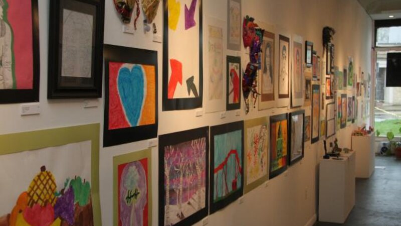 11th Annual Exhibit Detail from 2010 Gallery Wall