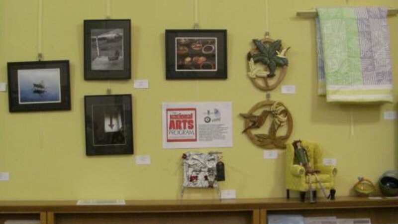 3rd Annual Exhibit Detail of the Lincoln Gallery Wall 2009