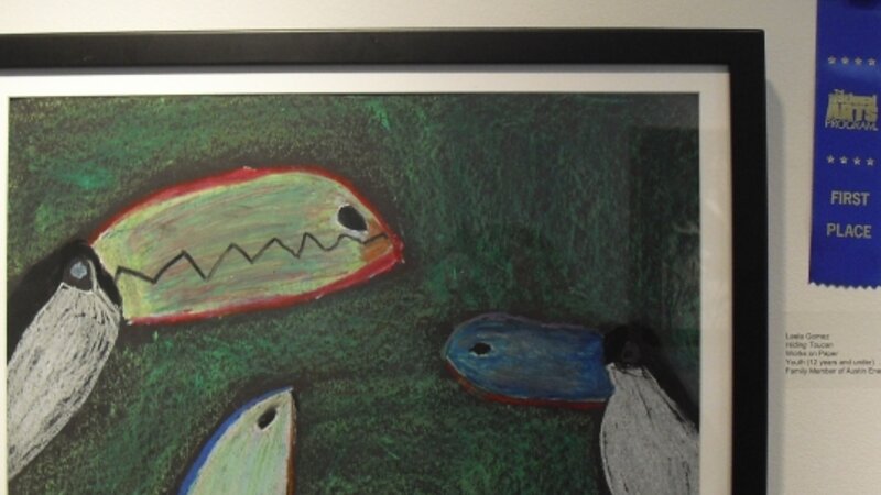 8th Annual Exhibit Hiding Toucan