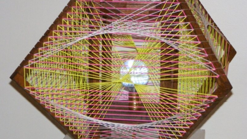 12th Annual Exhibit String Art Sculpture