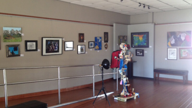 9th Annual Exhibit The professional gallery space at the Osceola Center for the Arts where the artwork from the 9th Annual NAP Show was displayed