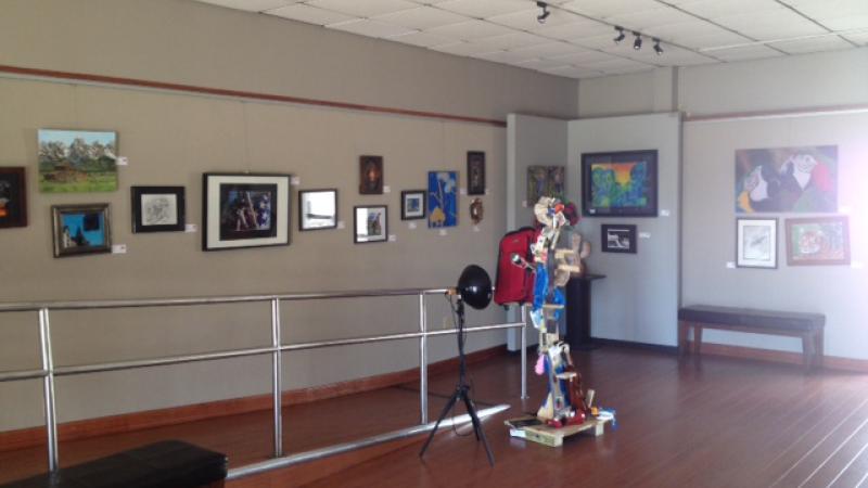 9th Annual Exhibit The professional gallery space at the Osceola Center for the Arts where the artwork from the 9th Annual NAP Show was displayed