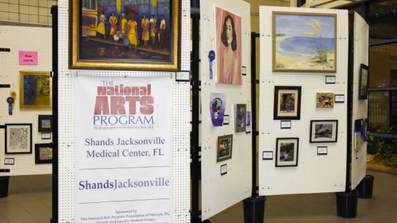 3rd Annual Exhibit Showcasing the talents from this year's participants in the UF Health Jacksonville LRC Atrium 