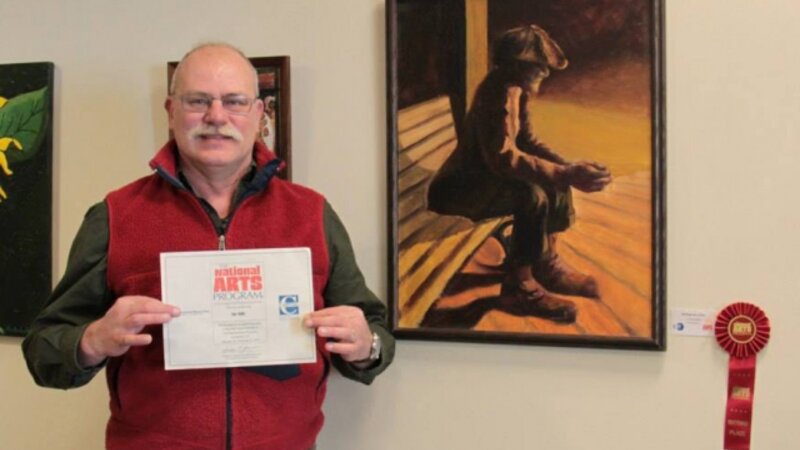 24th Annual Exhibit Waiting for a Bus