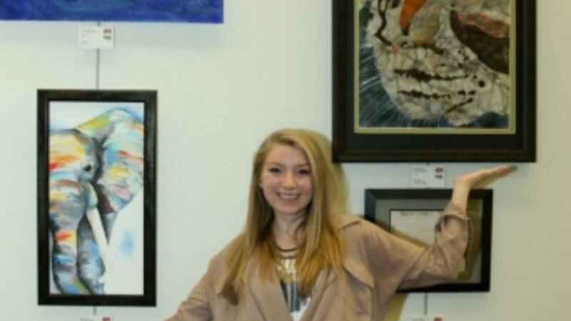 4th Annual Exhibit Tiger (R) and Elephant (L)