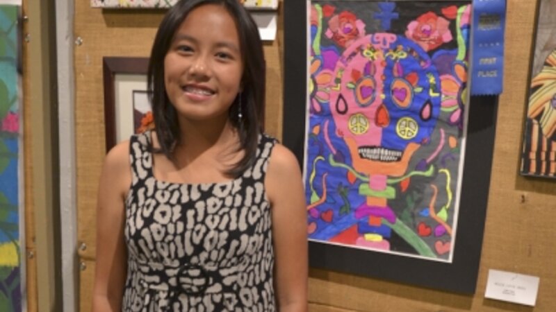 23rd Annual Exhibit Peace Love Skull