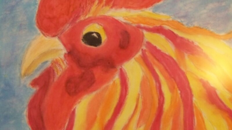 5th Annual Exhibit Fire Rooster